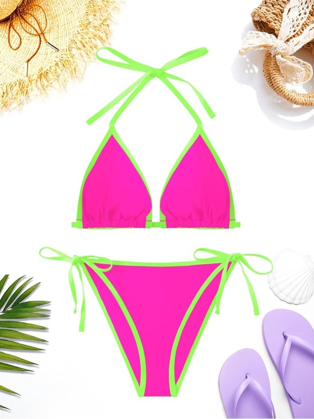 Tempt Me Women String Plus Size Bikini Set 18W